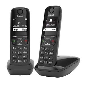 Gigaset-DECT-Telefon Gigaset AS690 Duo, 2 schnurlose Telefone