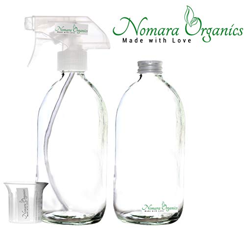 Glassprühflaschen Nomara Organics Made with Love, 2 x 500ml