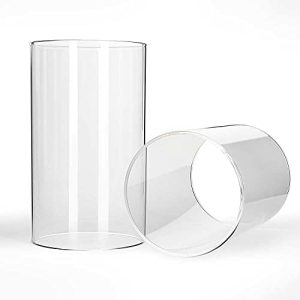 Glaszylinder Tuuters 2er Set Windlichtgläser 120 x Ø 70 mm