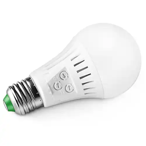 Glühbirne mit Bewegungsmelder Elrigs E27 LED, Kaltweiß (6000K)