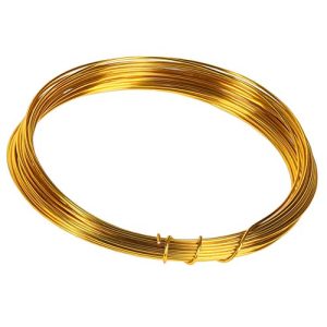 Golddraht mumbi 30764 Gold 10m Basteldraht 1mm, 10 Meter