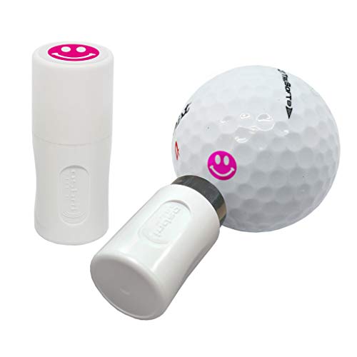 Golfballstempel Asbri Golf Pinker Ball-Stempel, Smiley