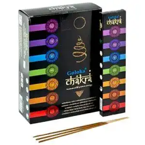 Goloka-Räucherstäbchen Goloka Mystirious Black Chakra