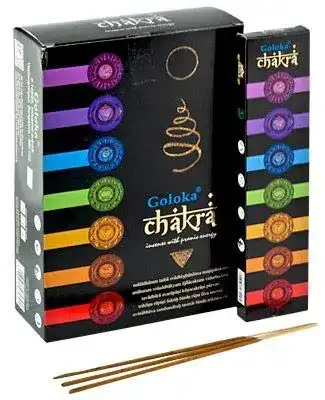 Goloka-Räucherstäbchen Goloka Mystirious Black Chakra