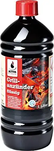 Grillanzünder flüssig ACTIVA Anzündflüssigkeit 1 Liter Flasche