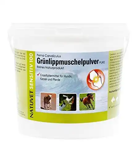 Grünlippmuschel Katze NatuVerde UG, 1-kg-Dose mit Dosierlöffel