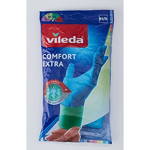 Gummihandschuhe Vileda Comfort und Care mit Kamille Lotion