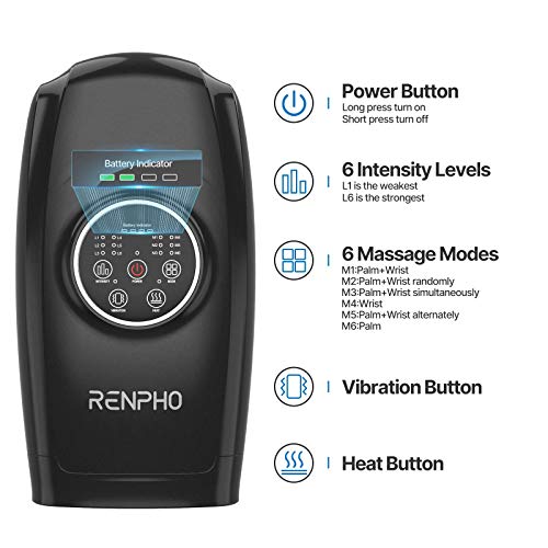 Handmassagegeräte RENPHO wireless, mit 6 Stufen
