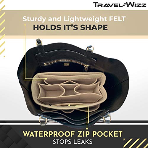 Handtaschen-Organizer Travel-Wizz 2 in1 aus Filz mit Innentasche