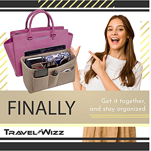 Handtaschen-Organizer Travel-Wizz 2 in1 aus Filz mit Innentasche