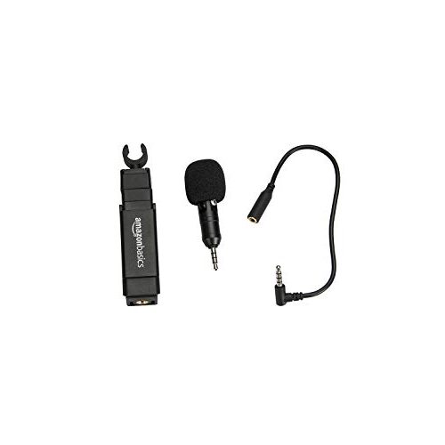 Handy-Mikrofon Amazon Basics Mikrofon für Smartphones, Clip