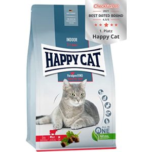 Happy-Cat-Trockenfutter Happy Cat, Indoor Adult Voralpen Rind