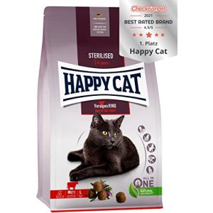 Happy-Cat-Trockenfutter Happy Cat, Sterilised Adult Voralpen Rind