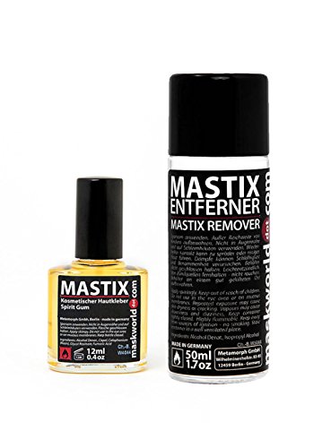 Die beste hautkleber maskworld mastix 12ml entferner 50ml komplettset Bestsleller kaufen