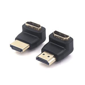 HDMI-Winkelstecker VCE 2 Stück HDMI Adapter abgewinkelt