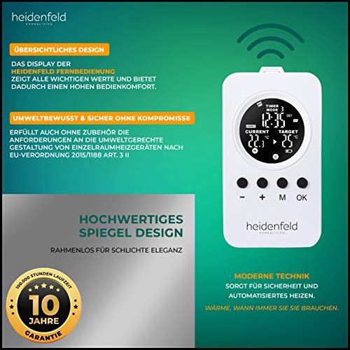 Heidenfeld-Infrarotheizung heidenfeld Heizspiegel HF-HS100