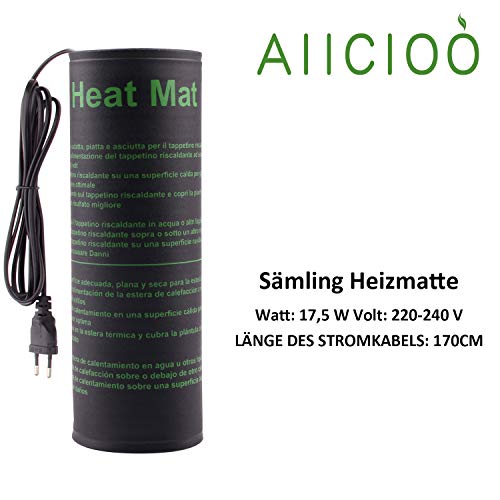 Heizmatte Pflanzen AIICIOO Sämling-Heizmatten-Thermostatregler