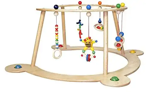 Hess-Holzspielzeug Hess-Spielzeug Lauflerngerät u. Spiel-Bogen