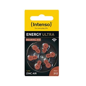 Batterie per apparecchi acustici-312 Intenso Energy Ultra PR 41-312, confezione da 6