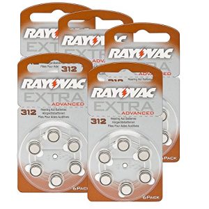 Batterie per apparecchi acustici-312 Rayovac Extra Advanced, 5X 6 pack