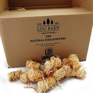 Holzwolle-Anzünder Log-Barn Holzwolle, 200 Stück pro Packung