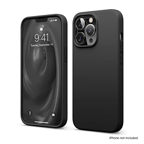 iPhone-13-Pro-Hülle elago Liquid Silicone Case, schwarz