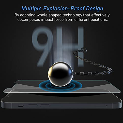 iPhone-13-Pro-Panzerglas Blukar, 3 Stück Schutzfolie, ultra-klar