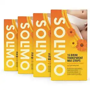 Kaltwachsstreifen Bikinizone Solimo Amazon-Marke: transparent