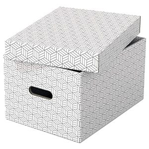 Karton mit Deckel Esselte 3er Set mittelgroß, 100% recycelt
