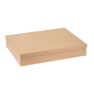 Karton mit Deckel Glorex Pappbox rechteckig passend für DIN A4