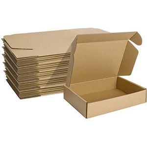 Kartons HORLIMER 25 Stück Versand 22,9×15,3×5,1 cm, Braun