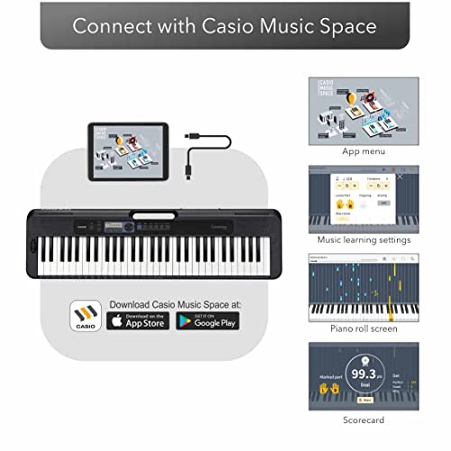Keyboard mit Anschlagdynamik Casio CT-S300 TONE Keyboard