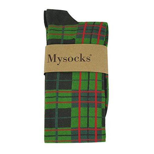 Kniestrümpfe Mysocks Unisex lange Socken Design prüfen khaki