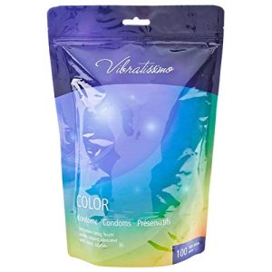 Kondome-extra-feucht Vibratissimo Color, 100er Pack, gefühlsecht