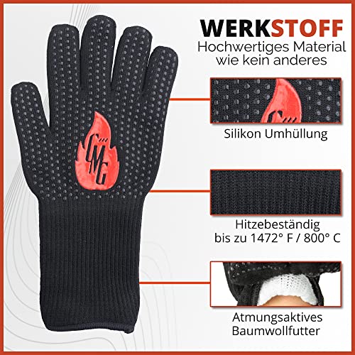Küchenhandschuhe Grill Master Gloves, hitzebeständig bis 800°C