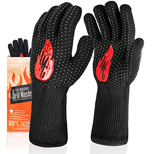 Die beste kuechenhandschuhe grill master gloves hitzebestaendig bis 800c Bestsleller kaufen