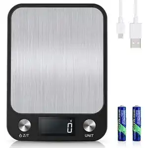 Küchenwaage USB Diyife 10kg/1g, großer Wägebereich