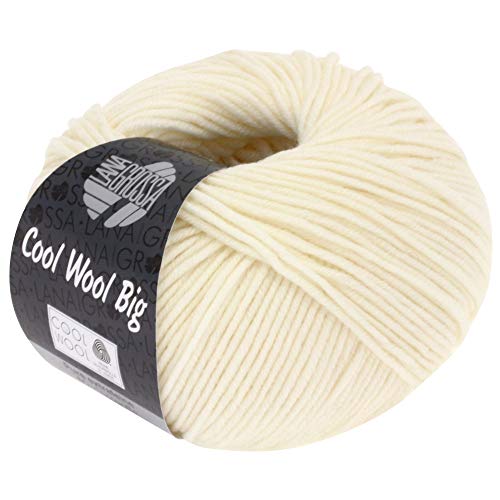 Die beste lana grossa wolle lana grossa cool wool big 50 g nr 601 ecru Bestsleller kaufen