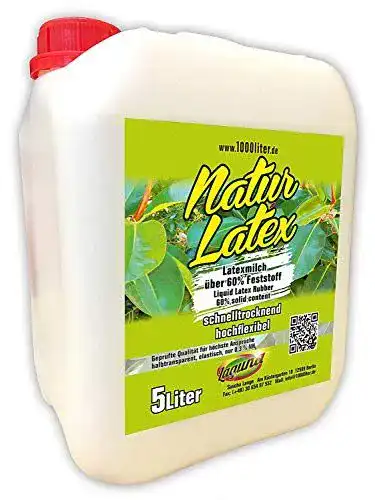 Latexmilch Laguna Flüssiglatex 5 Liter NATUR Latex im Kanister