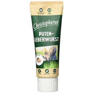 Leberwurst-für-Hunde Christopherus Puten-Leberwurst, 75 g