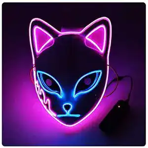 LED-Maske AnNissa Halloween Dämonentöter Maske