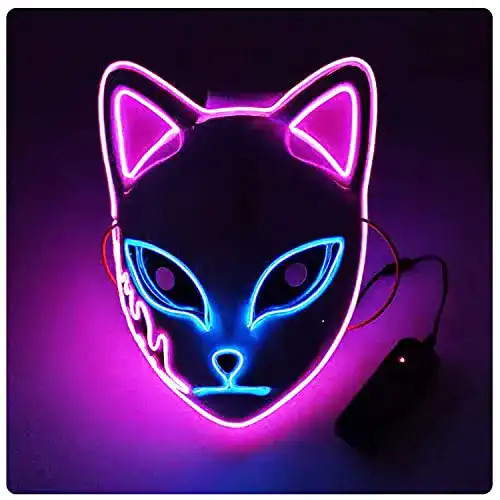 LED-Maske AnNissa Halloween Dämonentöter Maske