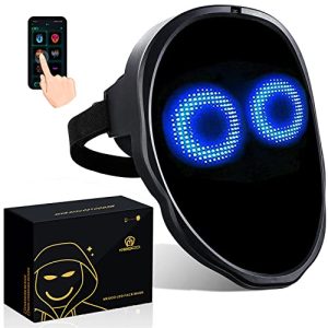 LED-Maske megoo Led Masken mit Bluetooth programmierbar
