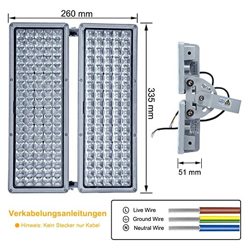 LED-Strahler 200W Rugging LED Flutlichter 200W Superhell