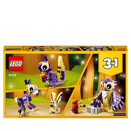 Lego-Tiere LEGO 31125 Creator 3-in-1 Wald-Fabelwesen