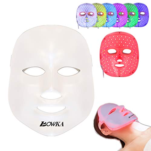 Die beste lichttherapie maske bowka led gesichtsmaske licht photon Bestsleller kaufen