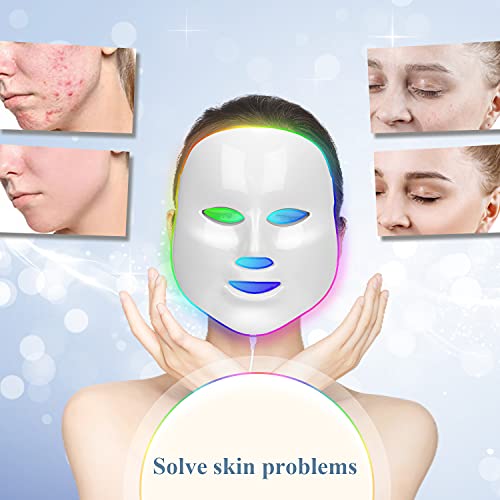 Lichttherapie-Maske obqo LED Gesichtsmaske Licht Therapie