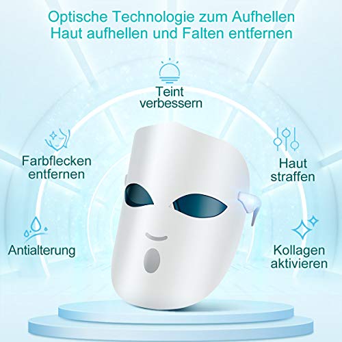 Lichttherapie-Maske reakoo Light Therapy Mask LED