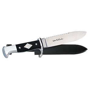 Linder-Messer LINDER Pfadfindermesser, schwarz-Silber, 20.5 cm