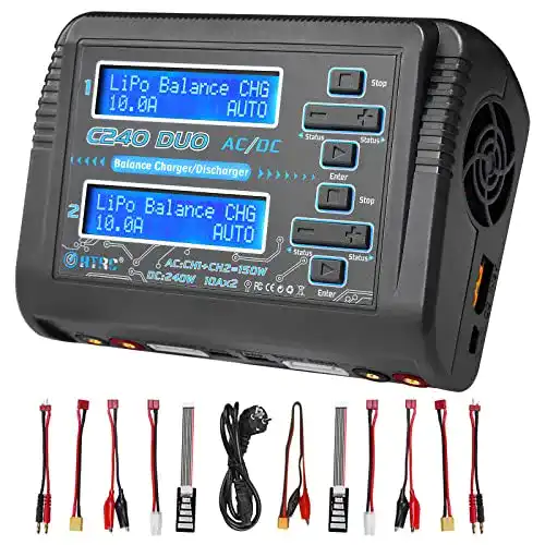Die beste LiPo-Ladegerät HTRC Lipo Ladegerät Entlader C240 DUO 2026 Test Bestseller LiPo-Ladegerät HTRC Lipo Ladegerät Entlader C240 DUO